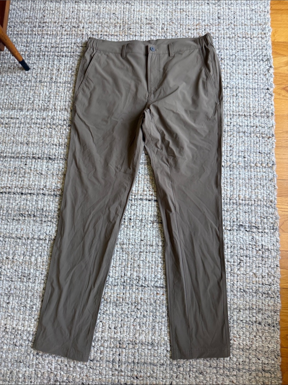 FRee Fly The Latitude Men's Slim Straight pant. - Taupe. DWR fabric